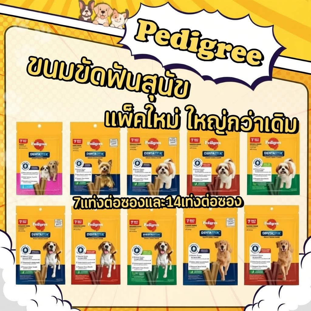 Pedigree Dentastix ขนมขัดฟันเพ็ดดีกรี