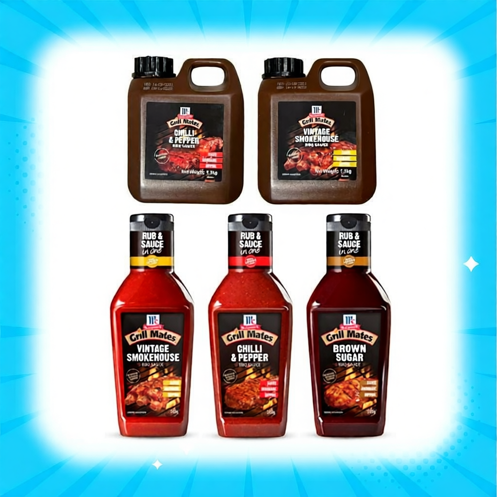 500 กรัม ซอสบาร์บีคิว McCormick Grill Mates กลิ่นหอมรสชาติเข้มข้น