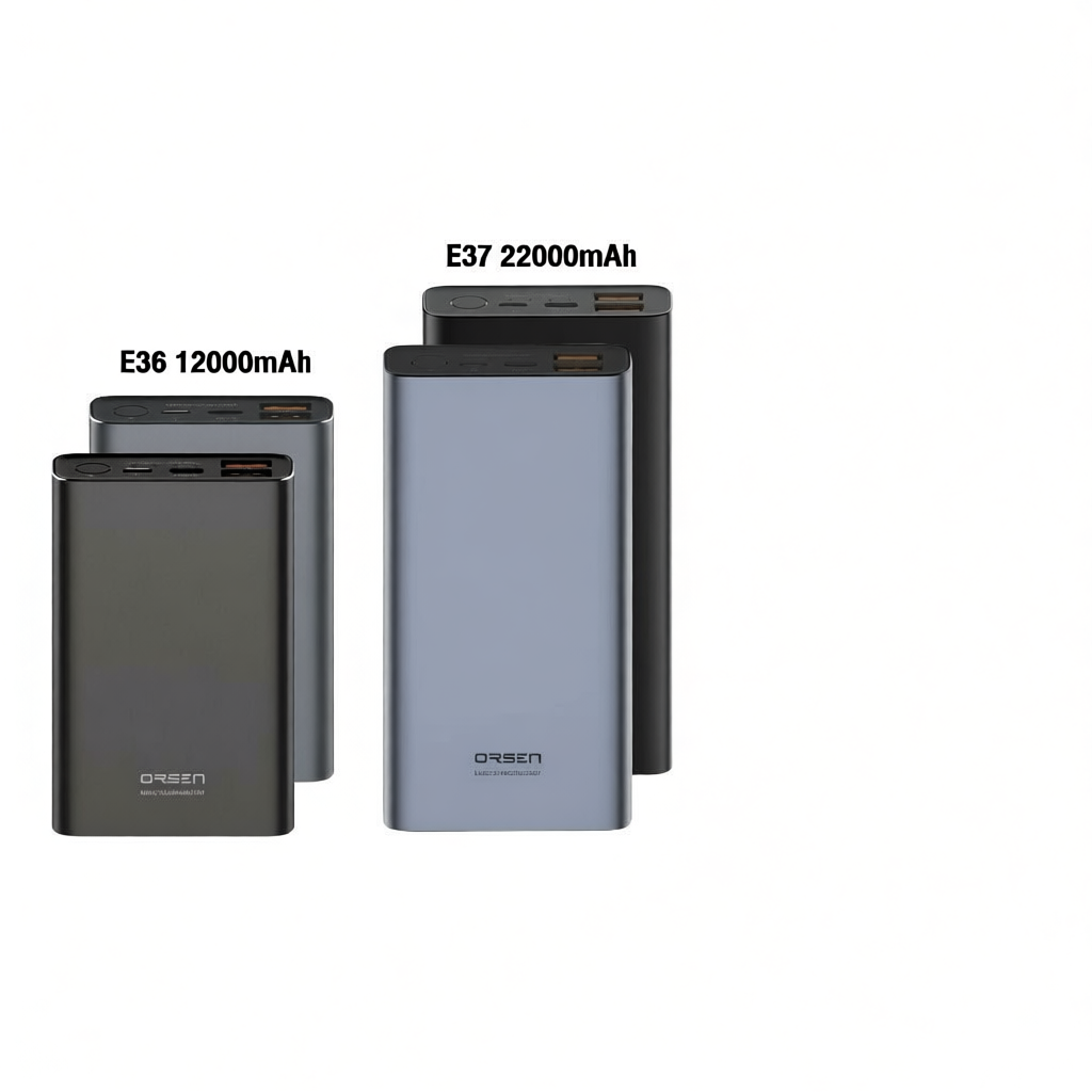 Eloop E36/E37 แบตสำรอง 12000/22000 mAh ชาร์จเร็ว QC3.0