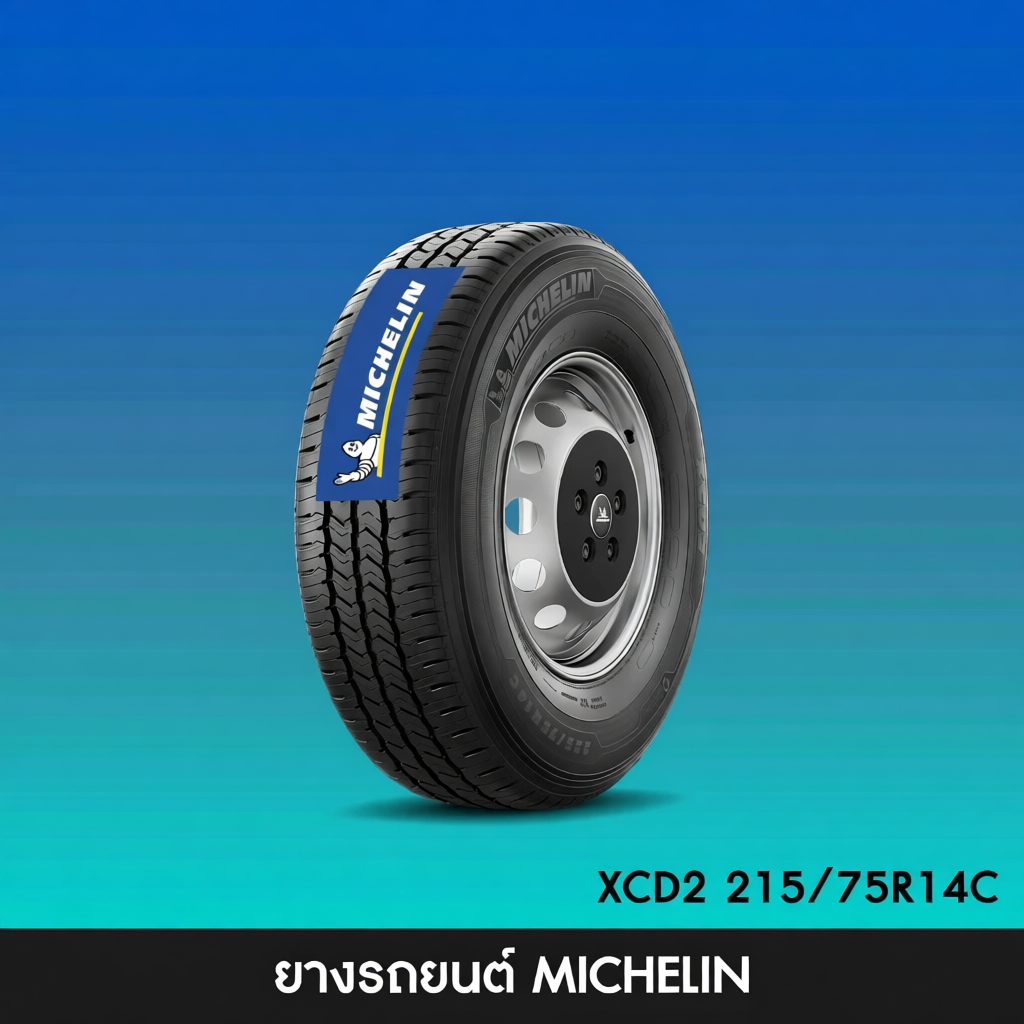 ยางรถยนต์ MICHELIN รุ่น XCD2 ขอบ 14 นิ้ว