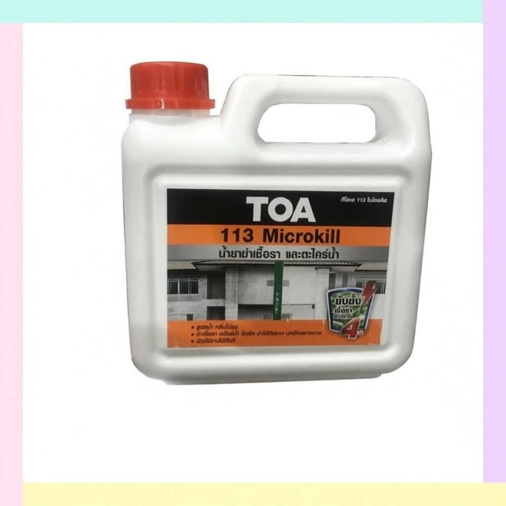 น้ำยาฆ่าเชื้อราและตะไคร่น้ำ TOA 113 Microkill ขนาด 1 ลิตร