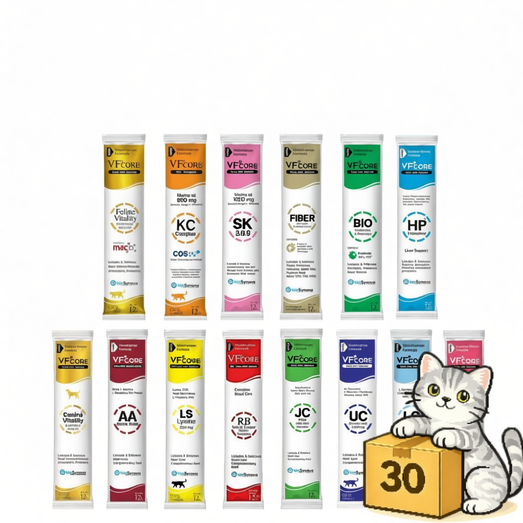 VFcore VF + core ขนมแมวเลีย วิตามินรวม อาหารเสริมแมว
