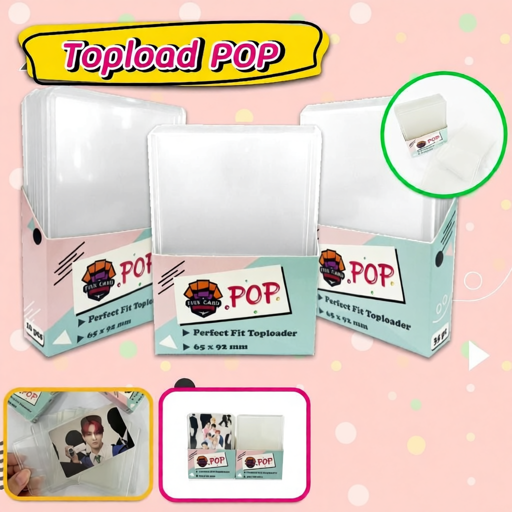 Topload POP เฟรมการ์ดแพคละ10 ชิ้น