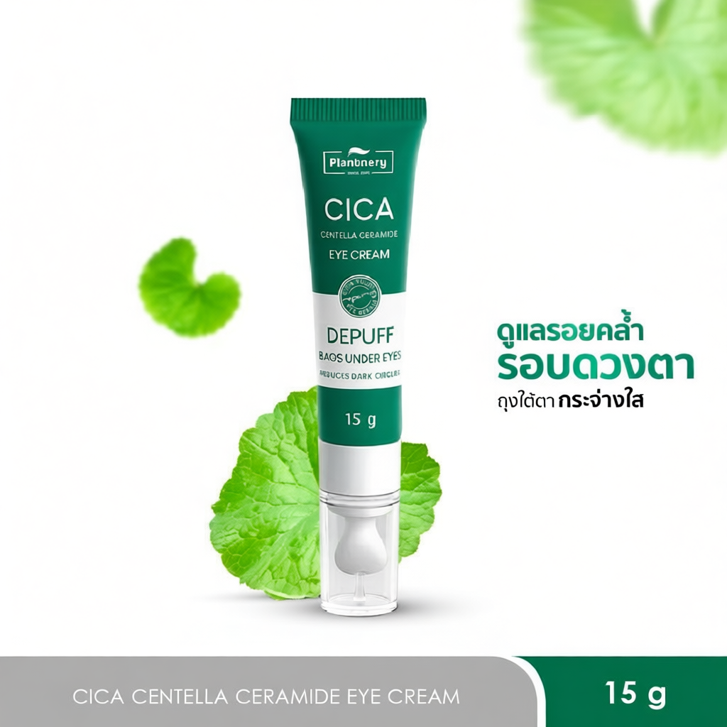 Plantnery Cica Centella Ceramide Eye Cream 15 g