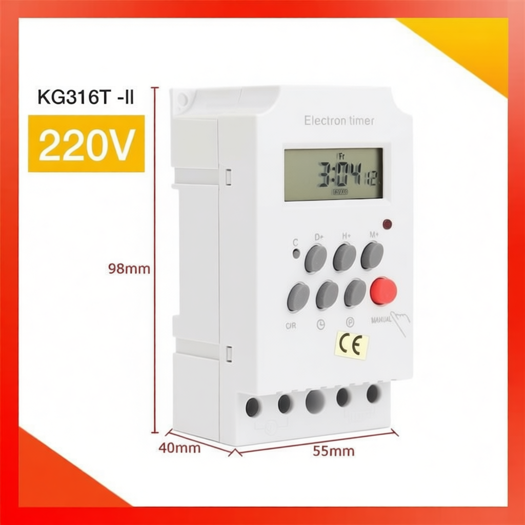 KG316T -ll เครื่องตั้งเวลา เปิด-ปิด อุปกรณ์ไฟฟ้า อัตโนมัติ