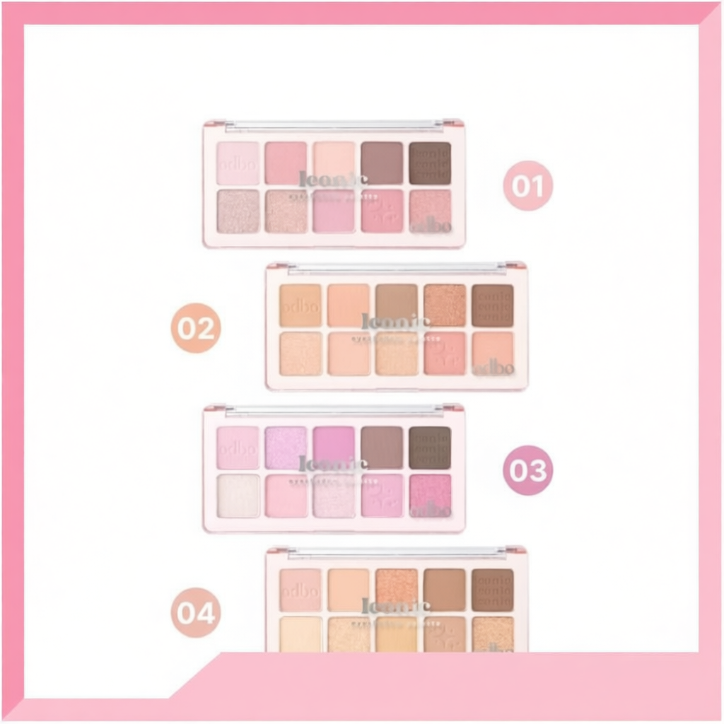 (1 ชิ้น) OD2029 ODBO ICONIC EYESHADOW PALETTE (M)