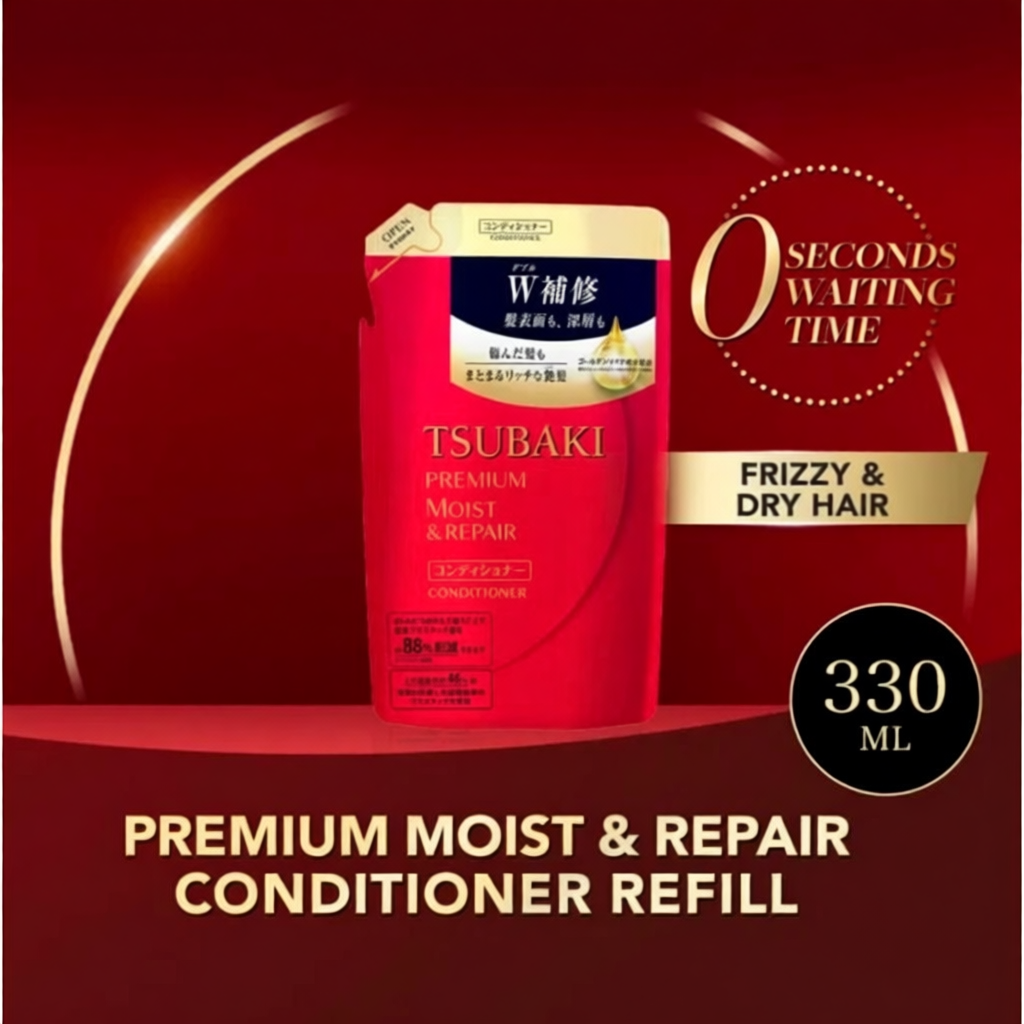 Tsubaki Premium Moist Refill Shampoo 330ml.