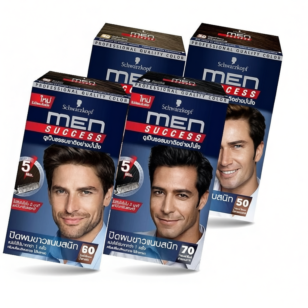 Schwarzkopf Men Success ครีมเปลี่ยนสีผม สำหรับผู้ชาย