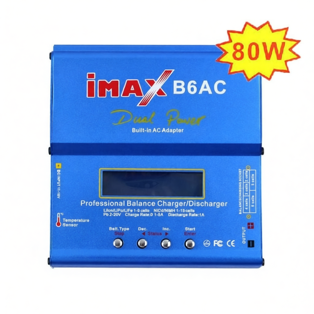 Imax B6ac เครื่องชาร์จแบตเตอรี่ มีปลั๊กหลายแบบ