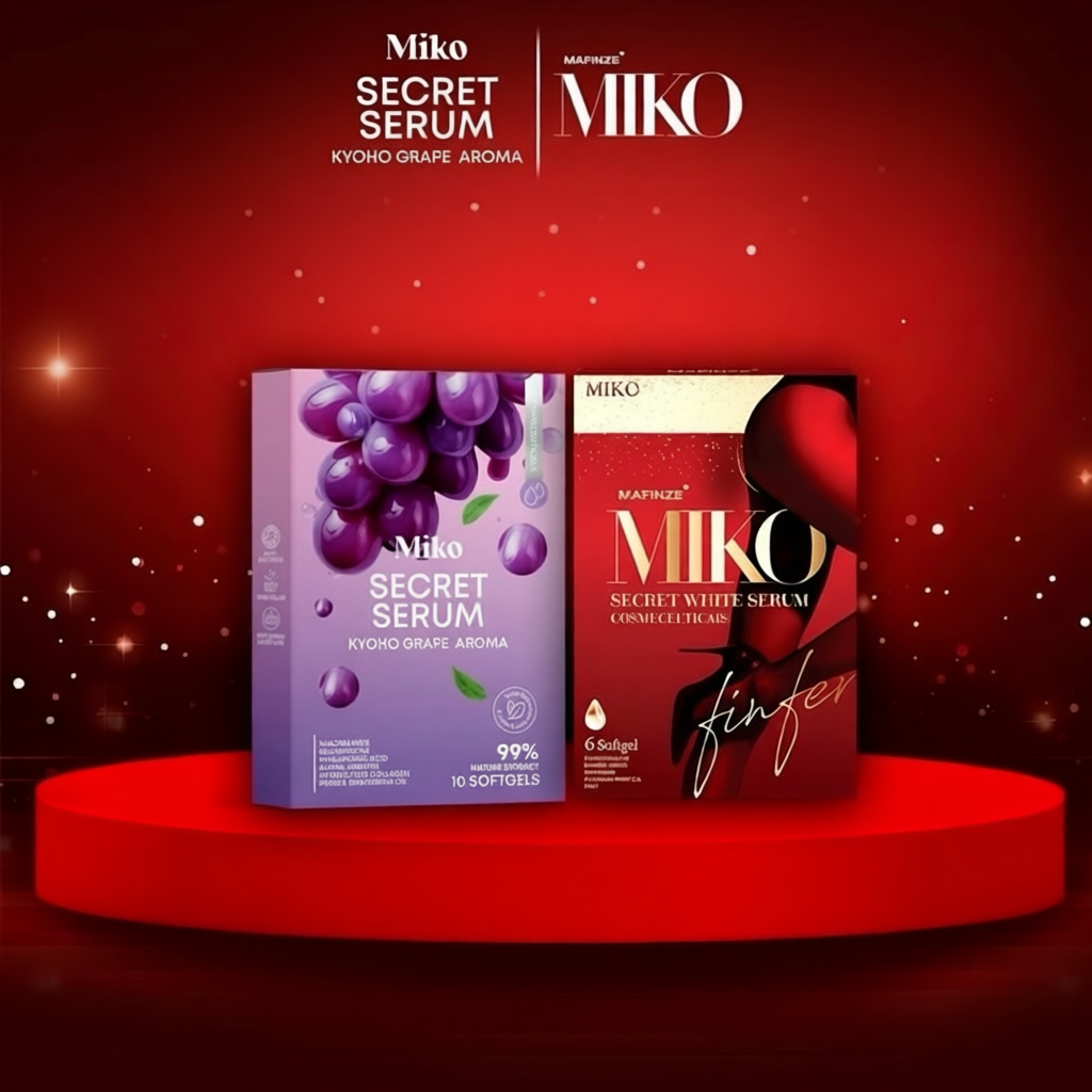 MIKO กลิ่นองุ่น 1 กล่อง และ กลิ่นมิ้นท์ 1 กล่อง