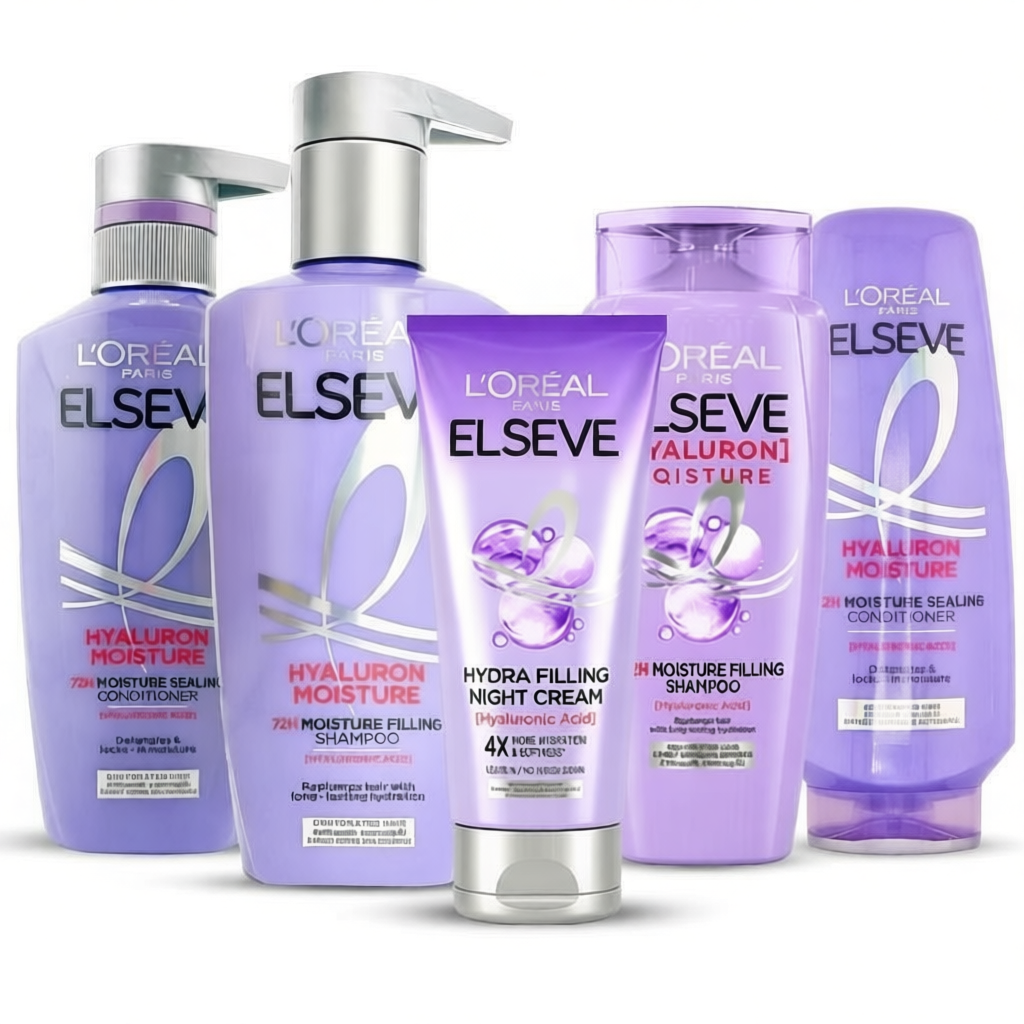 L’OREAL Paris Elseve Hyaluron Moisture Shampoo /Conditioner /Night Cream