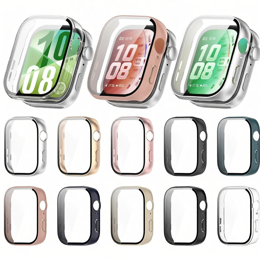 กระจกนิรภัย PC Case สำหรับ HUAWEI WATCH Fit 4/Huawei Fit 4 Proกันชนป้องกันหน้าจอสำหรับ smartwatch Hu