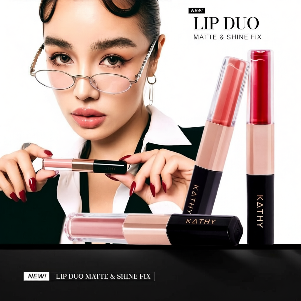 KATHY AMREZ LIP DUO MATTE & SHINE FIX