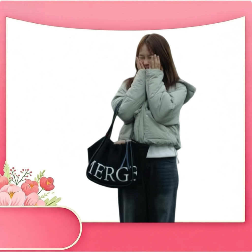 MERGE A DAY BAG กระเป๋า official ส่งต่อ กระเป๋าTote merge กระเป๋าโท