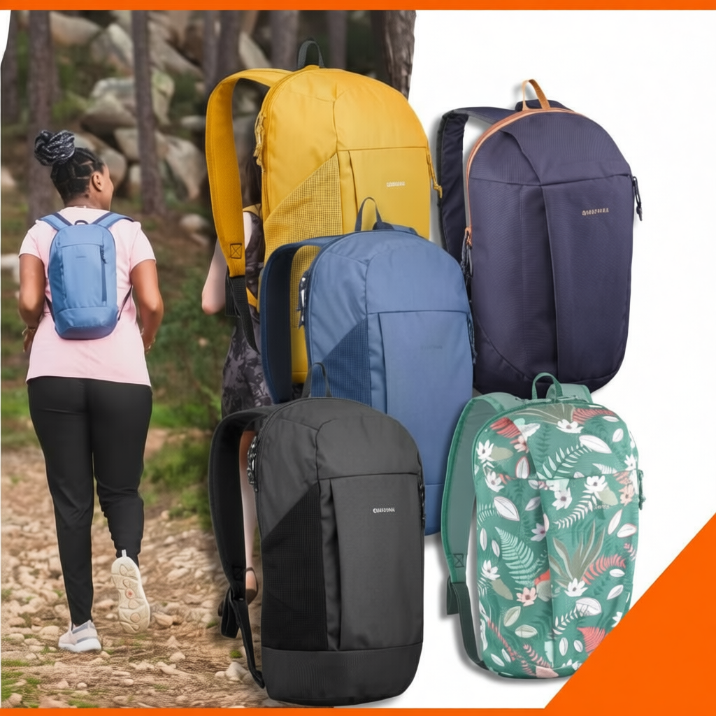 กระเป๋าเป้สะพายหลัง QUECHUA สำหรับเดินป่า กันน้ำ รุ่น Arpenaz NH100 (10ลิตร)