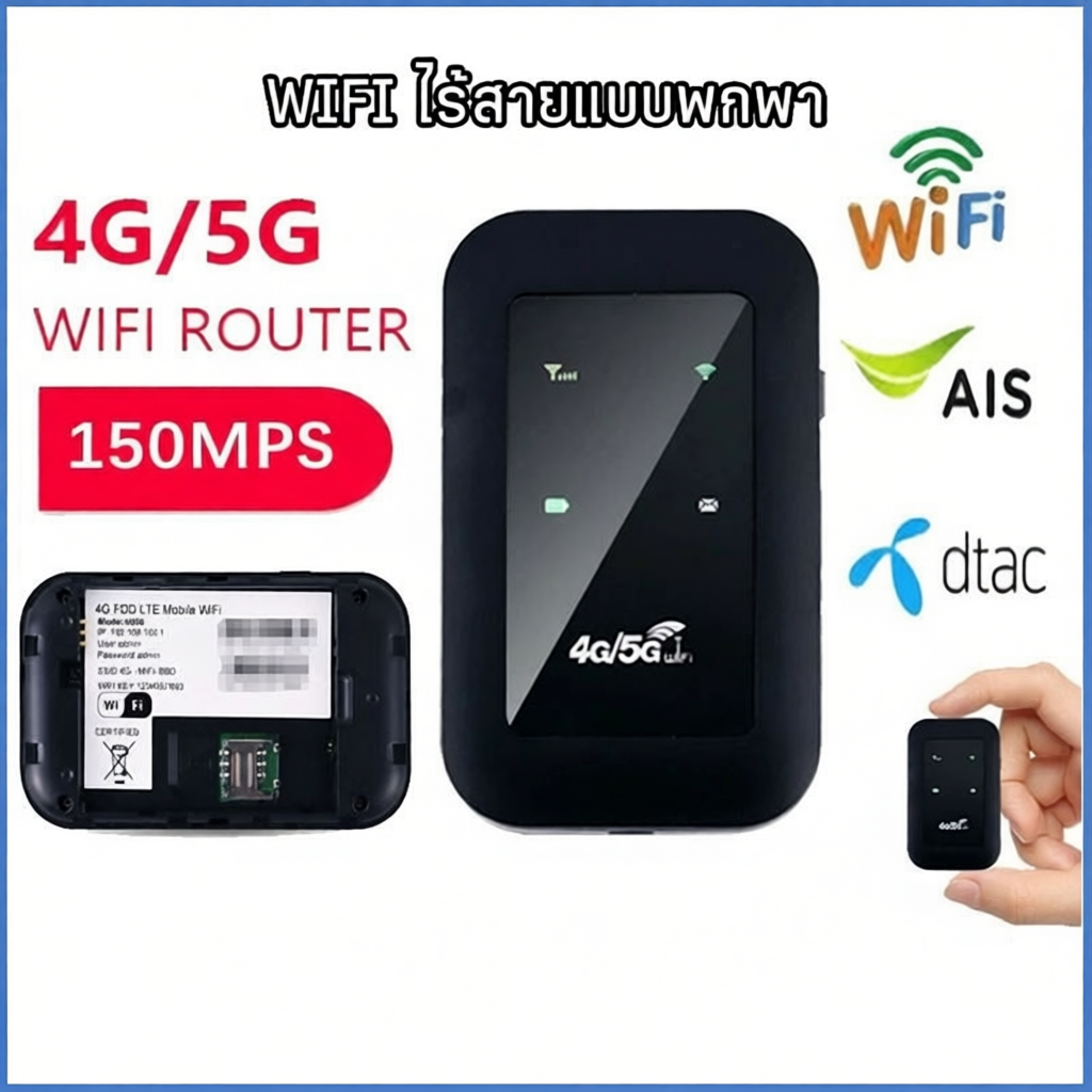 ไวไฟพกพา 4G/5G LTE USB Modem