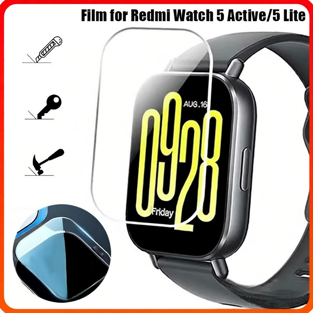 ฟิล์มกระจกนิรภัย for Redmi Watch 5 Active / Mi Watch 5 Lite