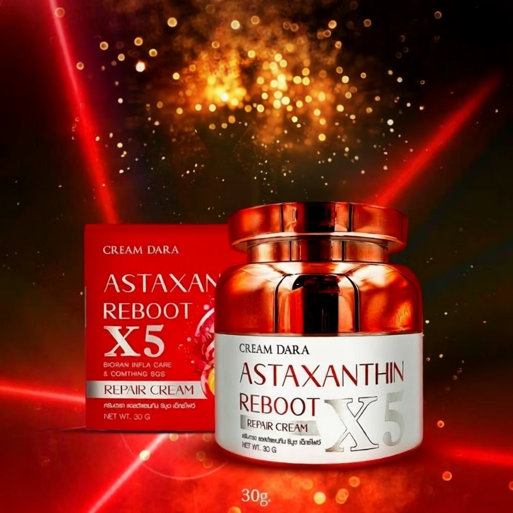 ครีมดารา กระปุก 99 Astaxanthin reboot X5