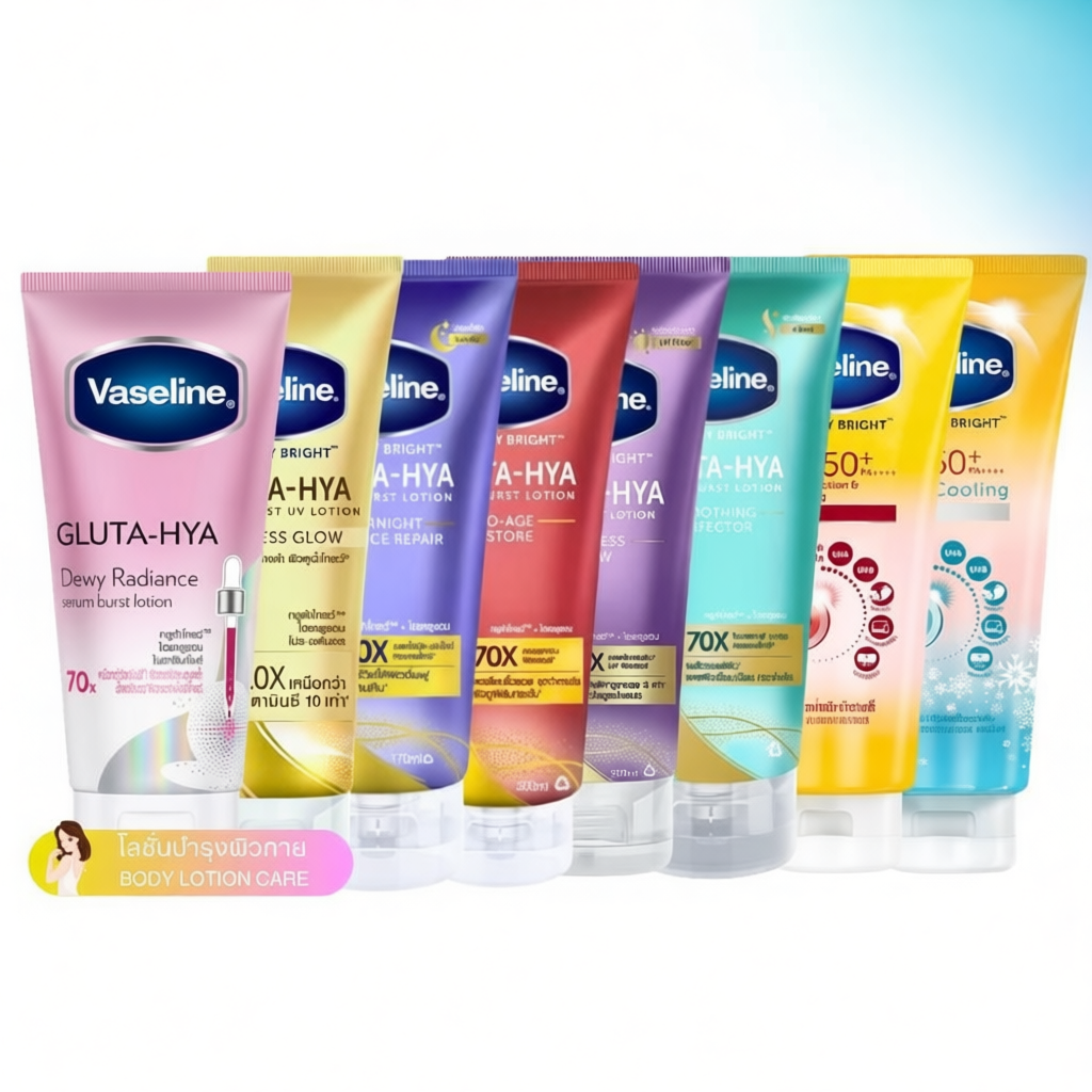 โลชั่นบำรุง Vaseline Healthy Gluta HYA 290-300ml