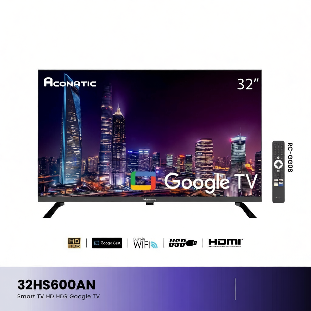 Aconatic LED Android TV HD  ขนาด 32 นิ้ว รุ่น 32HS600AN (รับประกัน 3 ปีเต็ม)