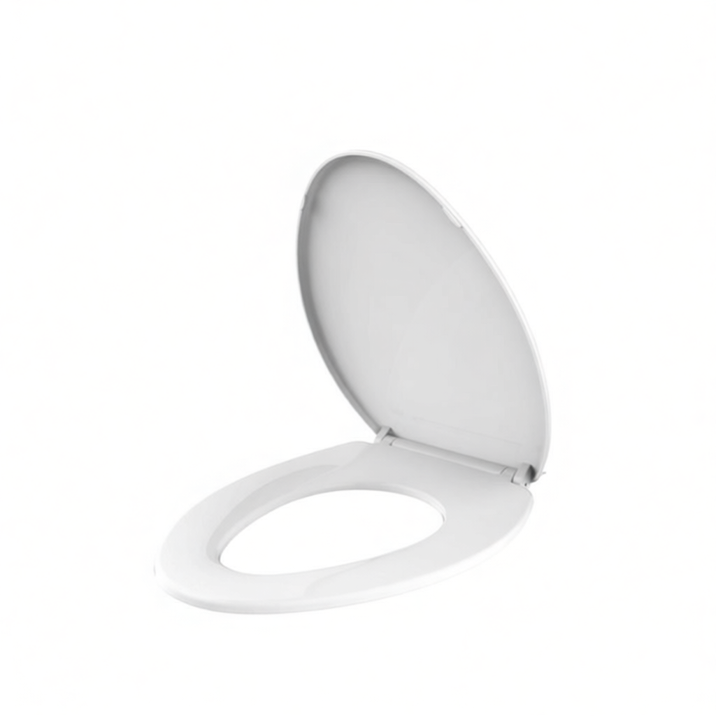 Karat Faucet ฝารองนั่งชักโครก แบบธรรมดา สีขาว รุ่น ECP-02-301-11