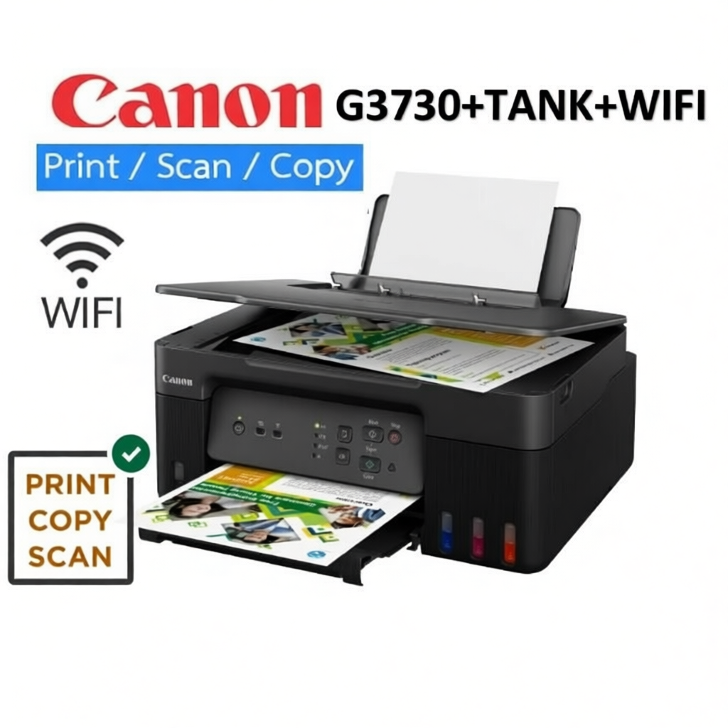 Canon Printer INKJET PIXMA G3730 พิมพ์ละเอียดสูง คุณภาพดี