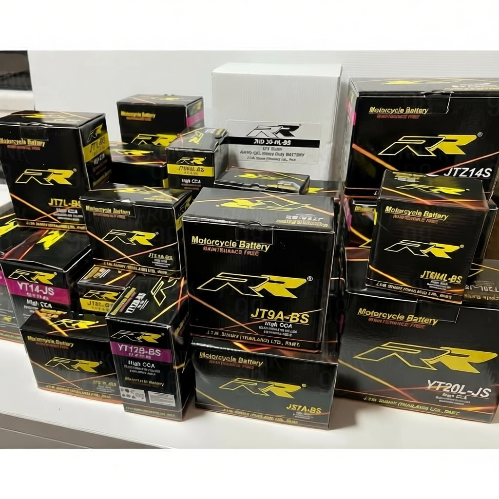RR แบตเตอรี่ รุ่น JTZ10S (12V 9.1AH) แบบแห้ง สำหรับรถจักรยานยนต์