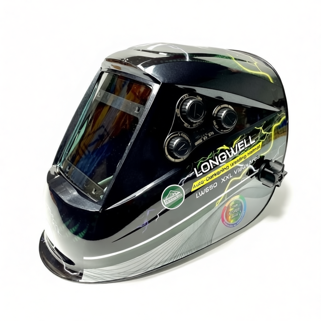 หน้ากากเชื่อม Longwell LW650 ปรับแสงอัตโนมัติ เลนส์คุณภาพสูง