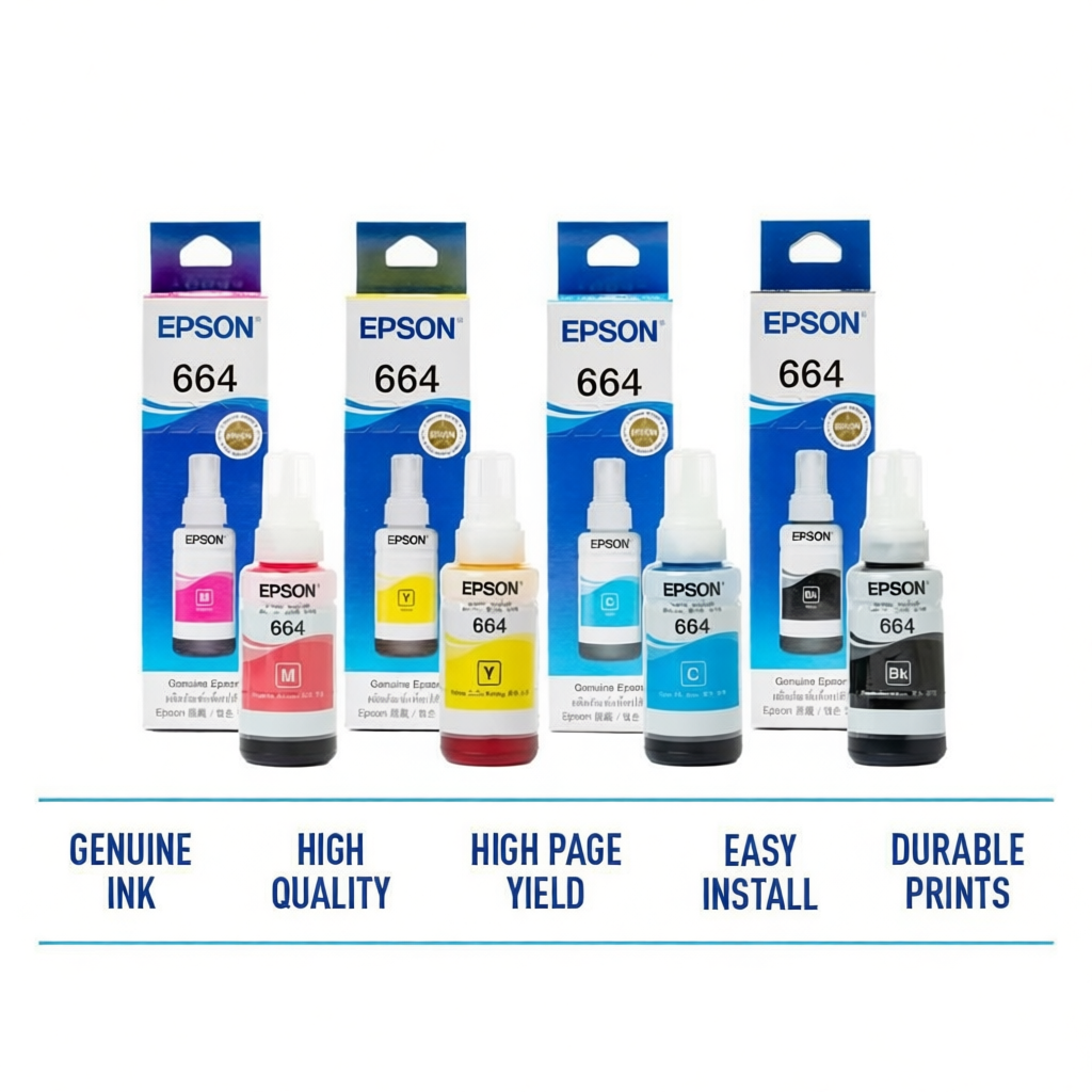 Epson T664  Ink  Bottle  (70ml) หมึกเติม
