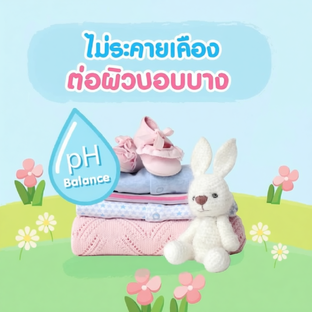 ยกลัง 6 ถุง Kodomo น้ำยาซักผ้าเด็ก Organic Argan Oil 1300 มล.