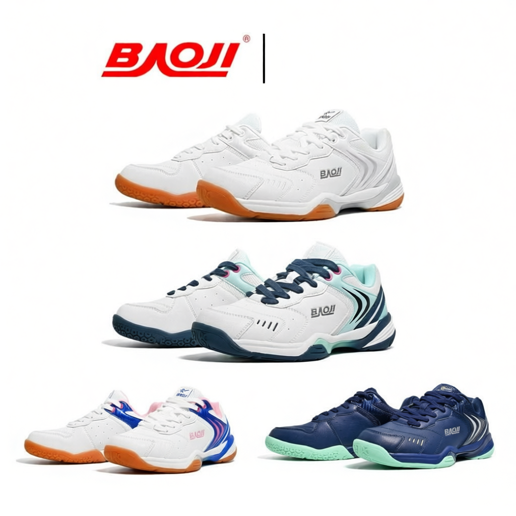 รองเท้าแบดมินตัน BAOJI BJW 1133 สำหรับผู้หญิง รองเท้ากีฬาคุณภาพสูง