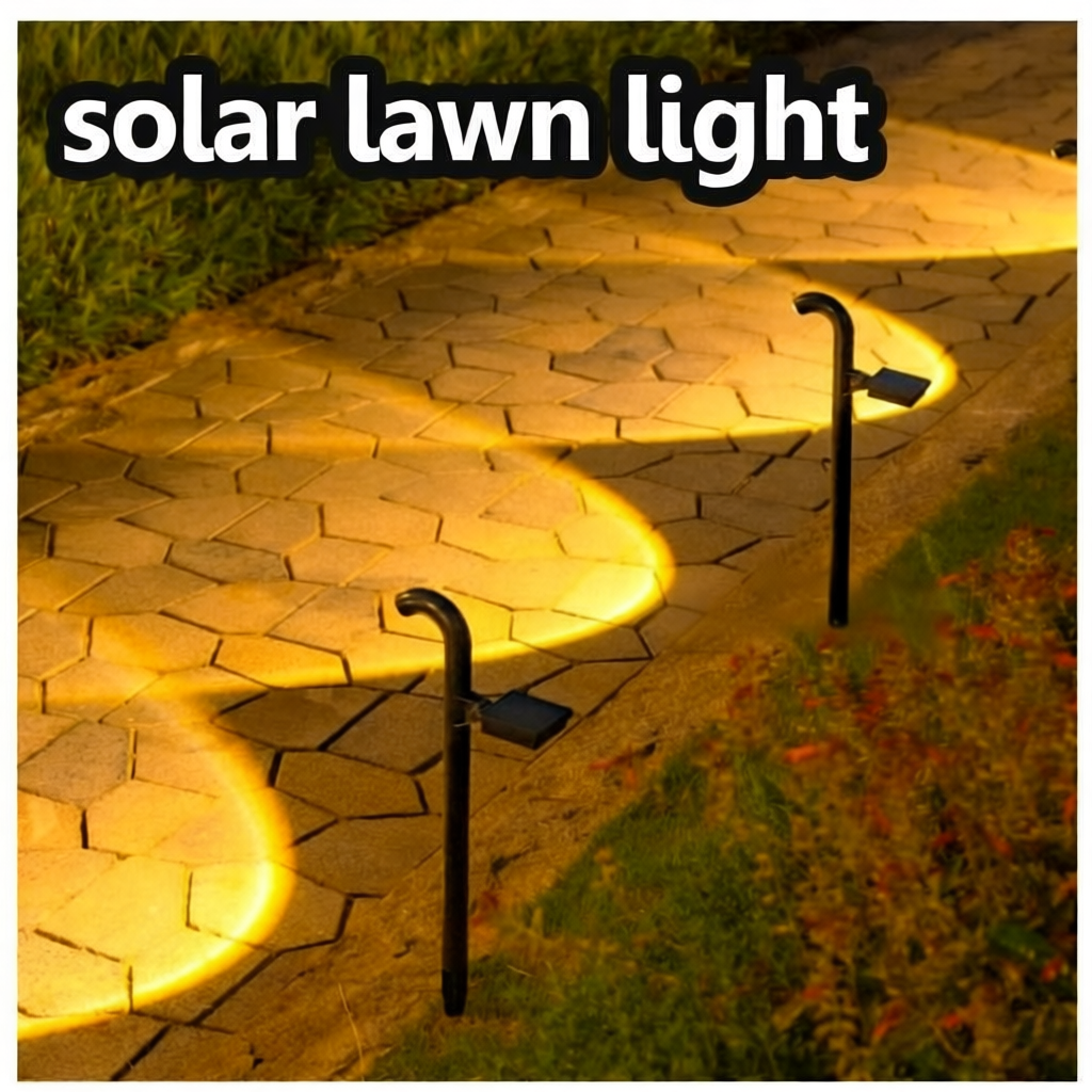 (1PCS) SL-508 โคมไฟโซล่าเซลล์ LAWN light 1 LED สำหรับตกแต่งทางเดิน