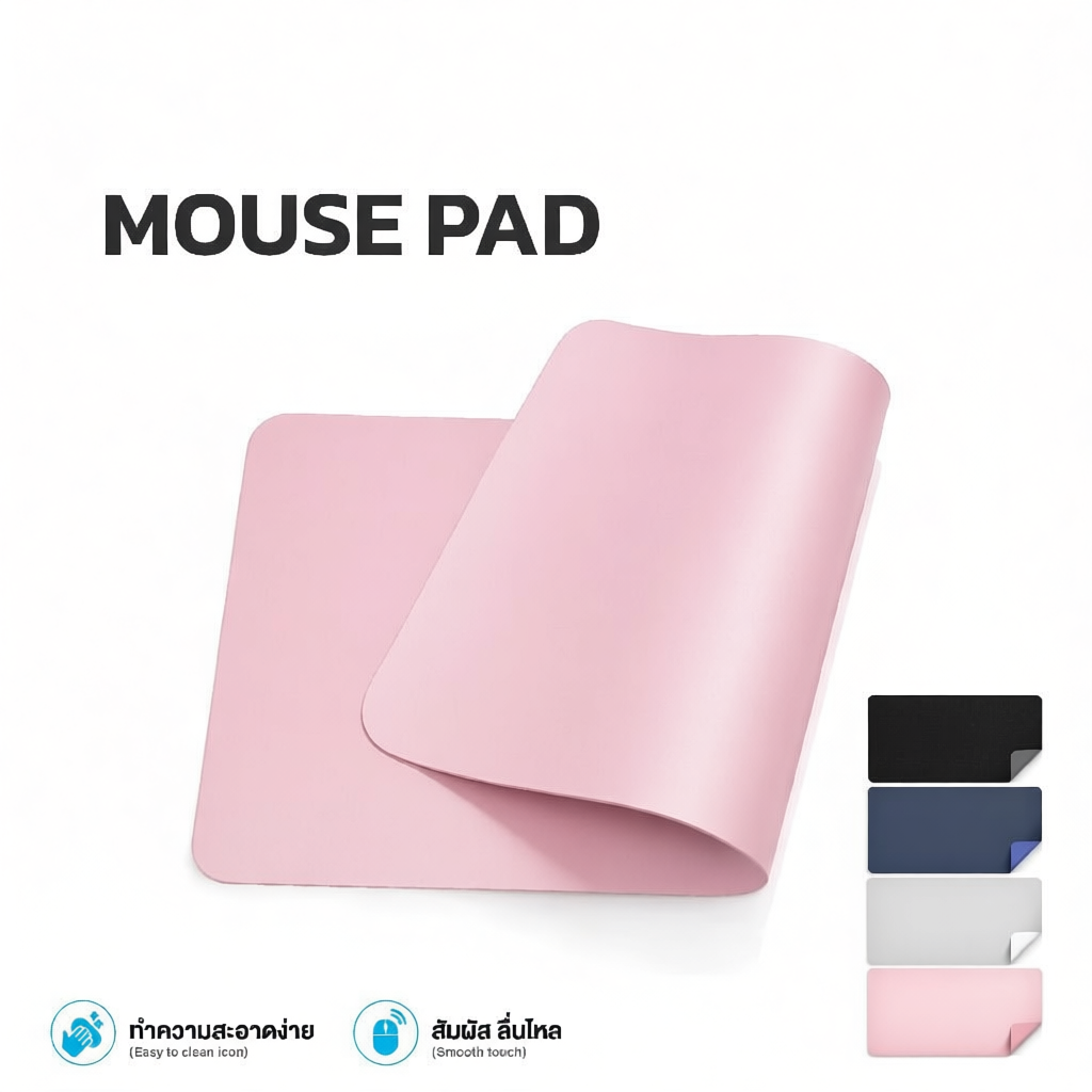 Gprinter แผ่นรองเมาส์ PU กันน้ำ กันรอย