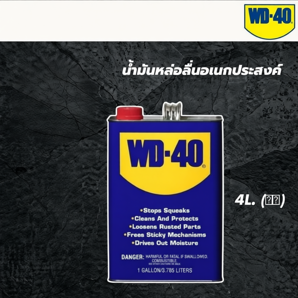 WD-40 น้ำมันหล่อลื่นอเนกประสงค์ 4L.