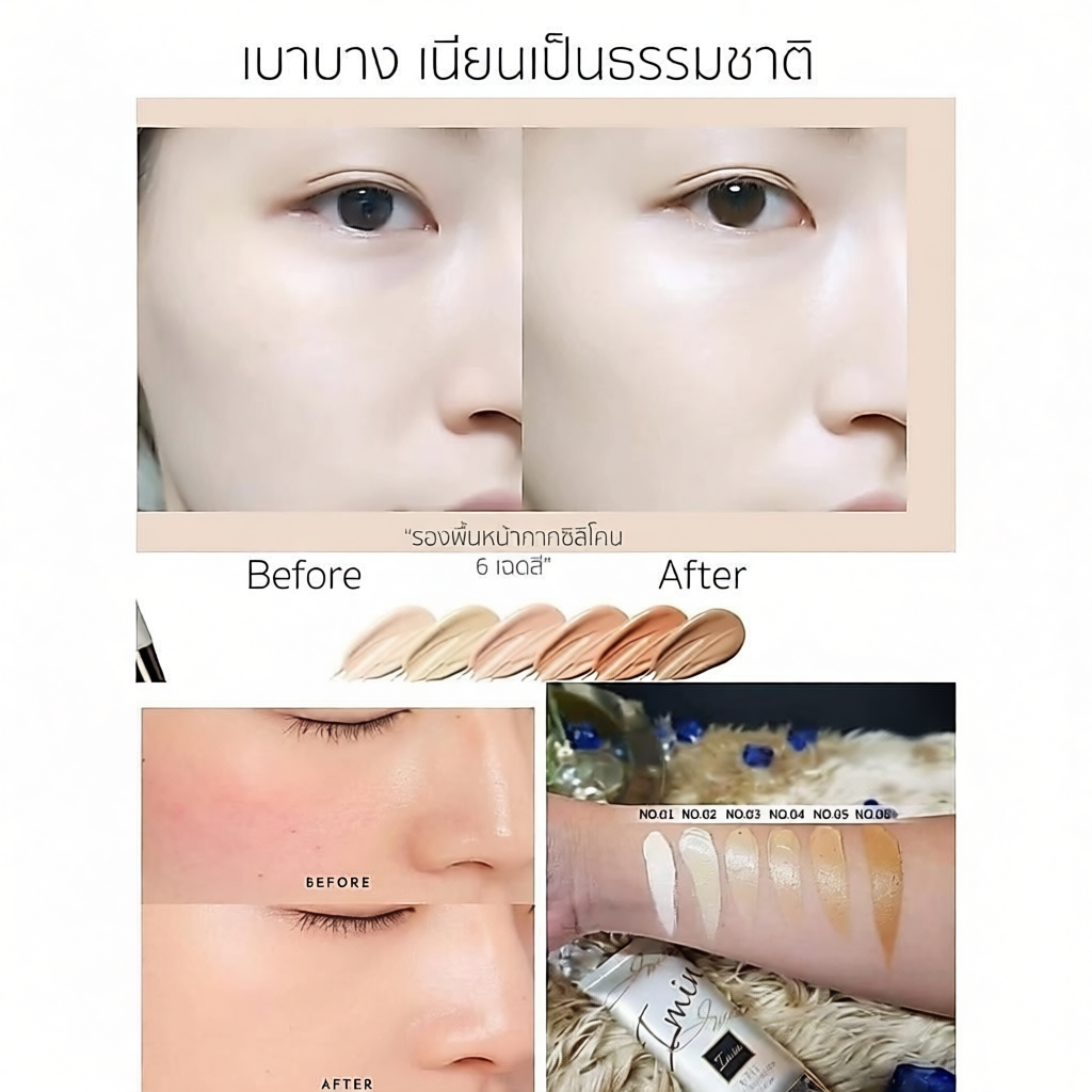 IMIN 6 IN 1 Ultimate Finish Nano Foundation