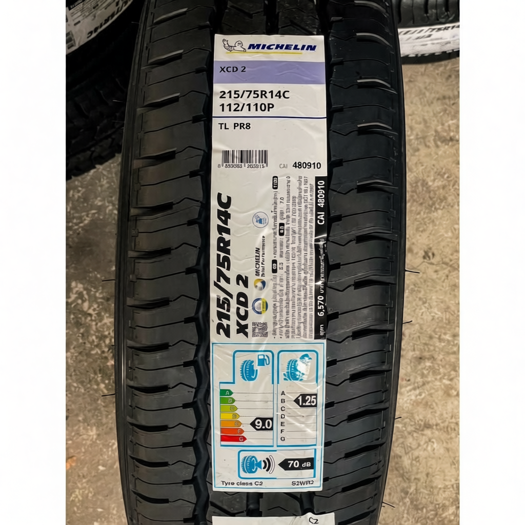 ยาง MICHELIN XCD2 ขนาด 215/75R14 สำหรับการบรรทุกหนัก