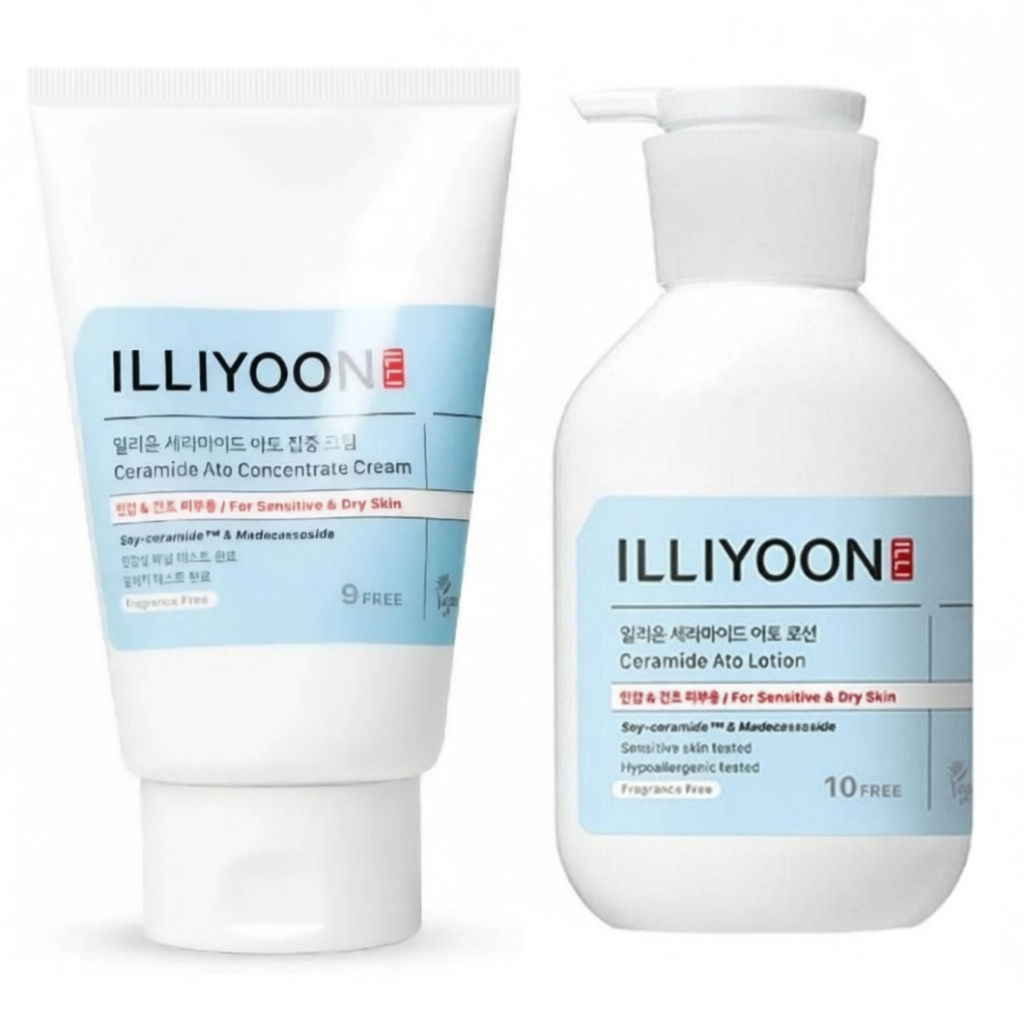Illiyoon Ceramide Ato Concentrate Cream & Lotion