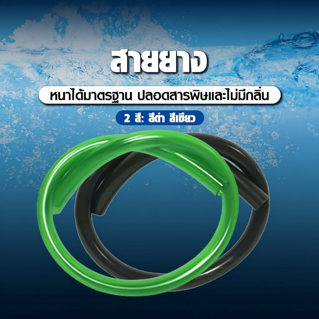 สายยาง Inflow/Outflow 12/16mm, 16/22mm สำหรับตู้ปลา