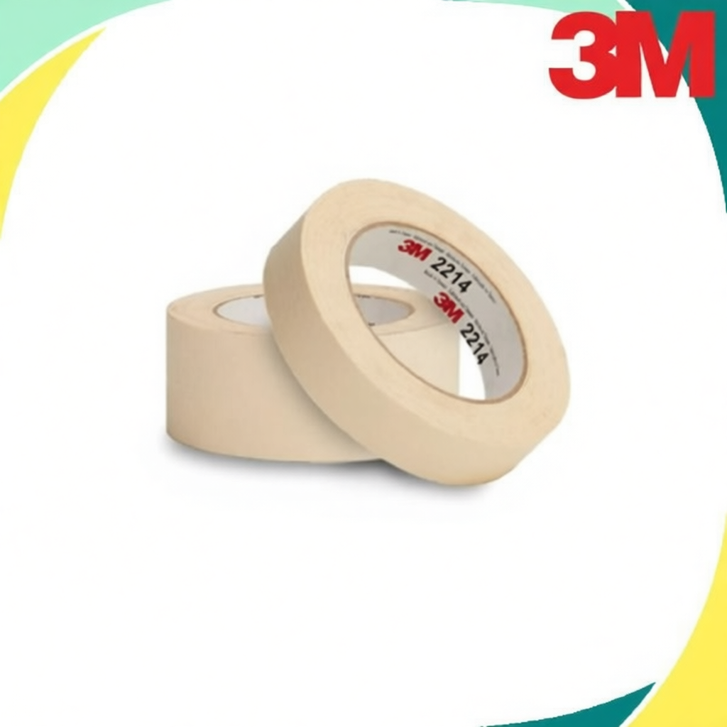 3M เทปกาวย่น 2214 ยาว 25 เมตร  หลายขนาด