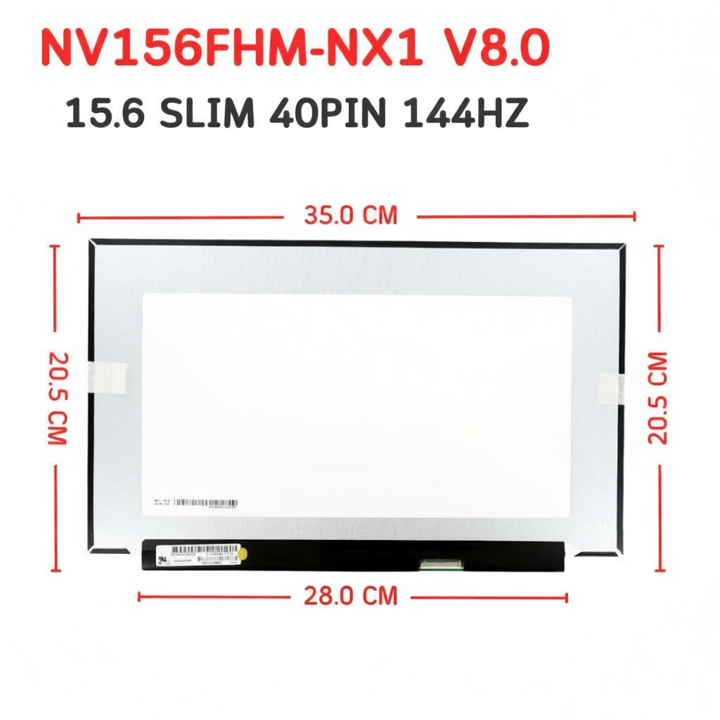 หน้าจอ 15.6 นิ้ว 144Hz สำหรับการใช้งานทั่วไป