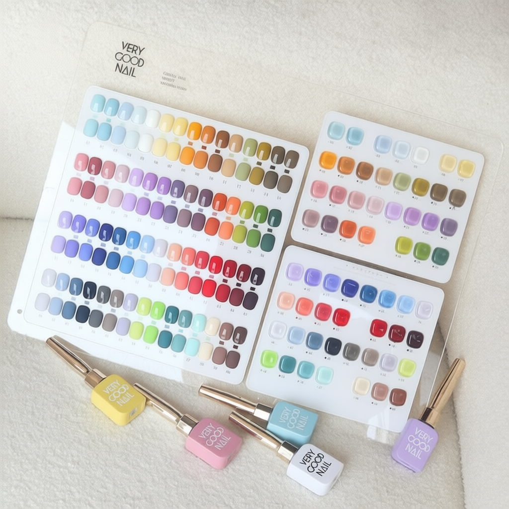 VERY GOOD NAIL 60 สี ฝาขวดยาวสีทอง