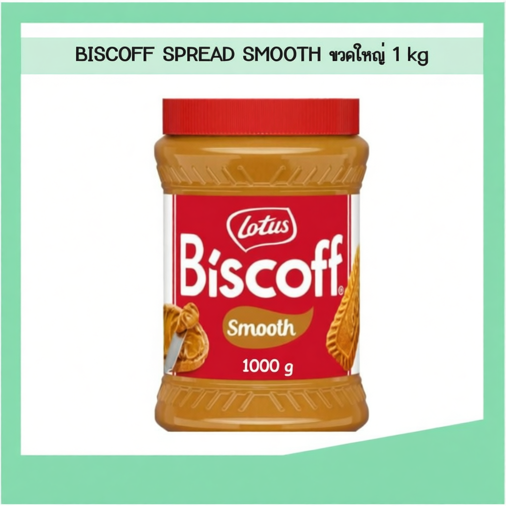 (ขวดใหญ่ 1 kg) Biscoff Spread  smooth