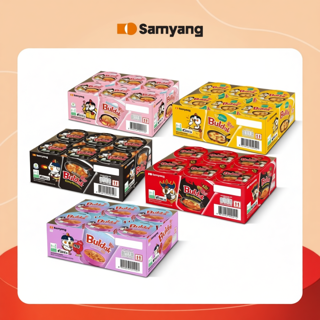 [แพ็ก 6 คัพ] Samyang Buldak Ramen Cup