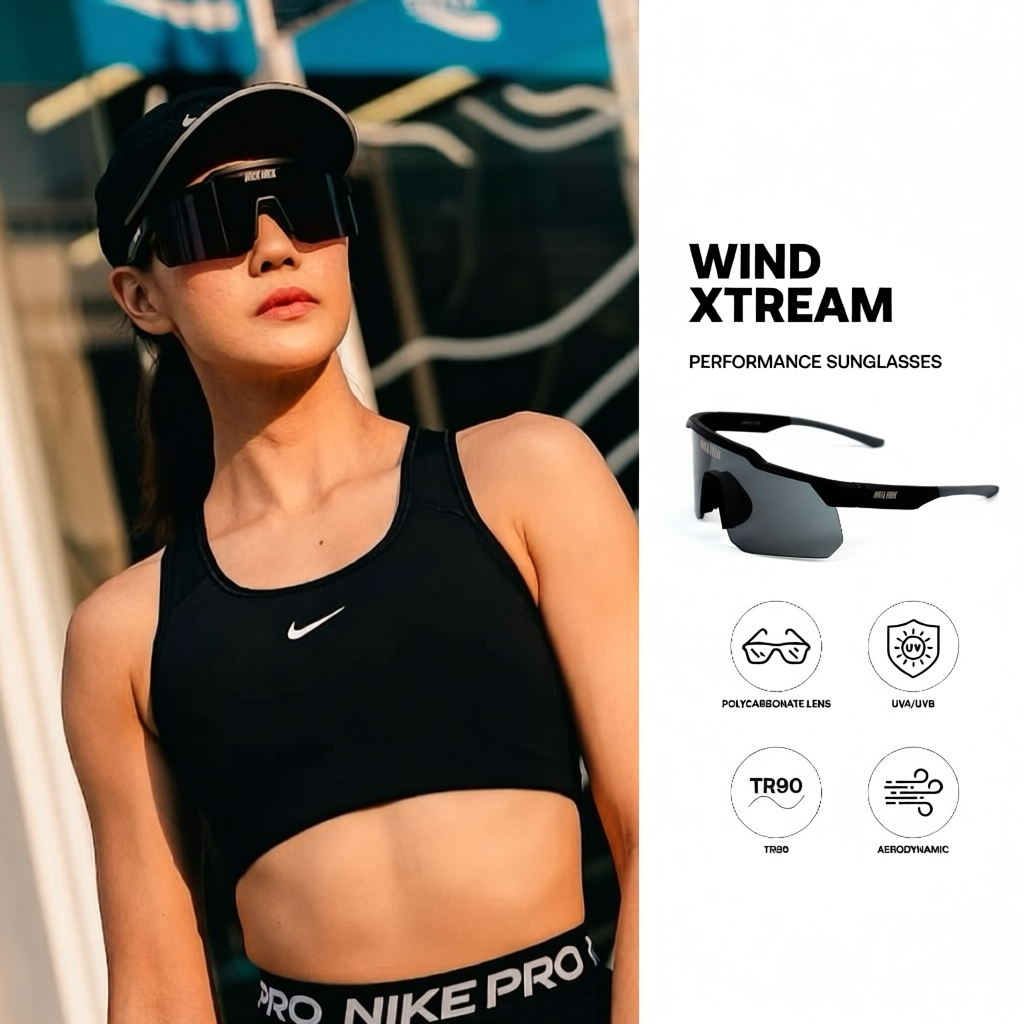 แว่นตากันแดด NOXNOX WIND XTREAM น้ำหนักเบา ใส่สบายตลอดวัน