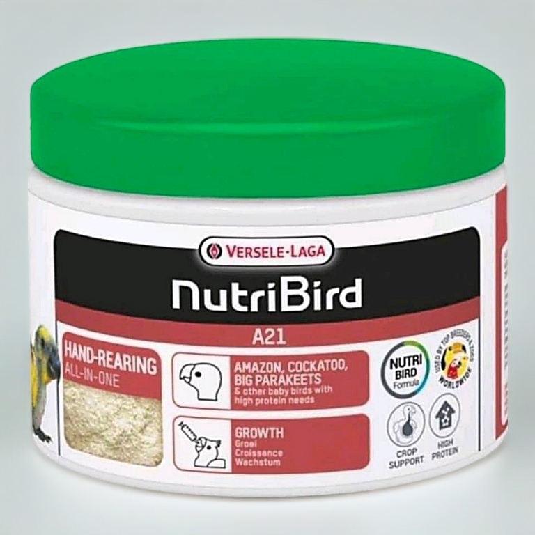 NutriBird  A21   250 g อาหารนกลูกป้อน สำหรับนก นกทุกสายพันธุ์ เช่น กระตั้ว อเมซอน เลิฟเบิร์ด ฟอพัส ซ