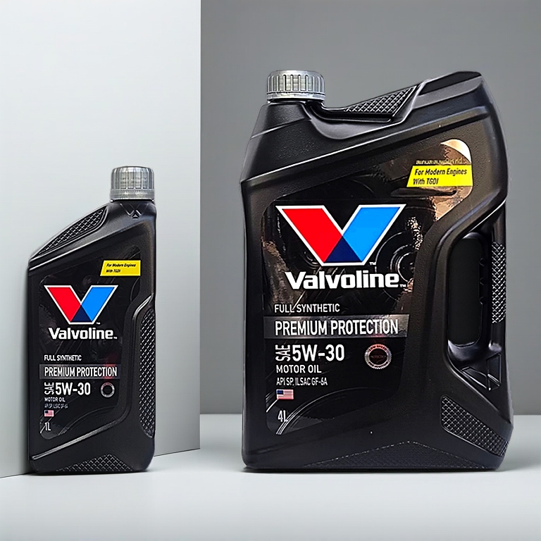 น้ำมันเครื่องยนต์เบนซินสังเคราะห์แท้ SAE 5W-30 Valvoline