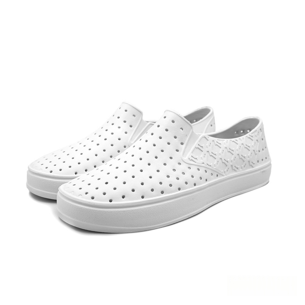 KHK SHOES ONE - WHITE สีขาว รองเท้ายางeva evashoes กันน้ำ เบาสบาย คัทชูยาง