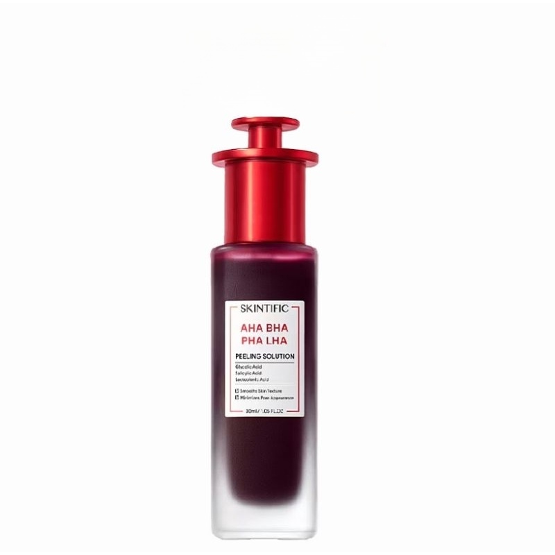 ส่งฟรี/มีไลฟ์  SKINTIFIC AHA BHA PHA LHA Peeling Solution 30ML เซรั่มผลัดเซลล์ผิวใน60 วินาที เซรั่มเ