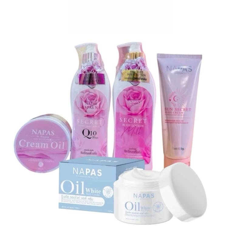 NAPAS โลชั่นและครีมออยนมหอมซีเคร็ท Milk Secret