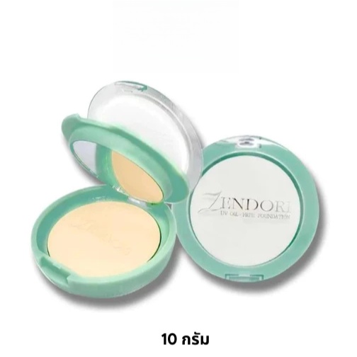 รองพื้น Zendori UV Oil Free SPF12 รองพื้น Zendori UV Oil-Free (สีเขียว)